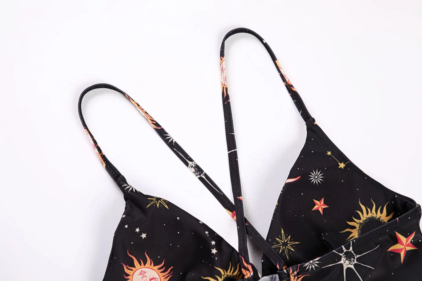 Sunflower Printed Bikini Set