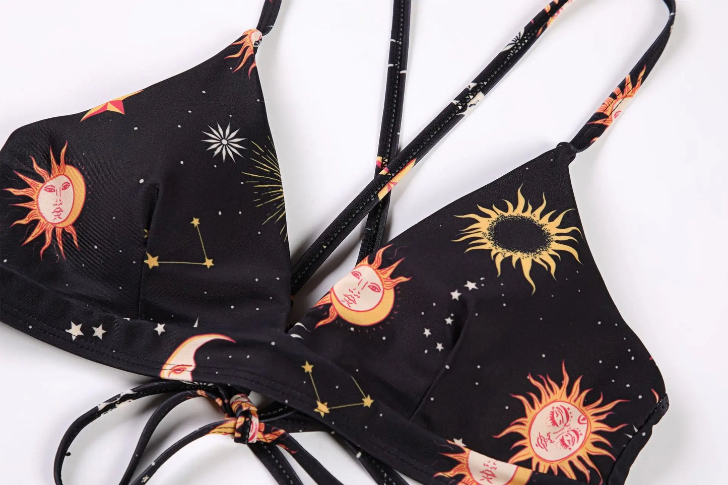 Sunflower Printed Bikini Set