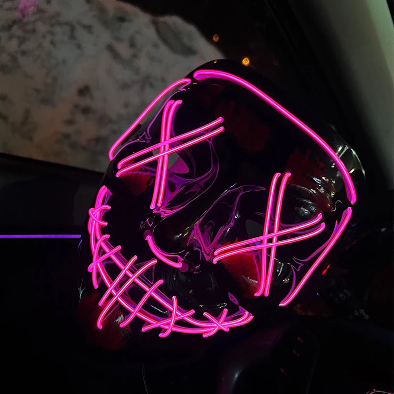 Wireless Neon LED Purge Mask🎃