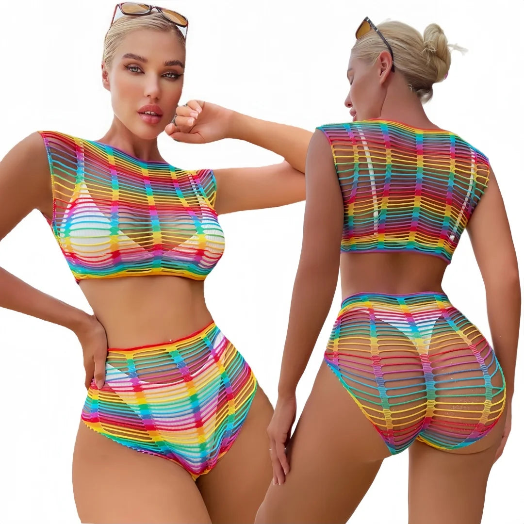 Sexy Rainbow Cover - 2 Piece