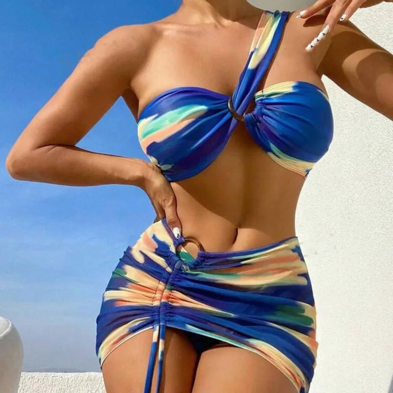 Vibrant and Sexy Push Up Swimsuit Bikini Set