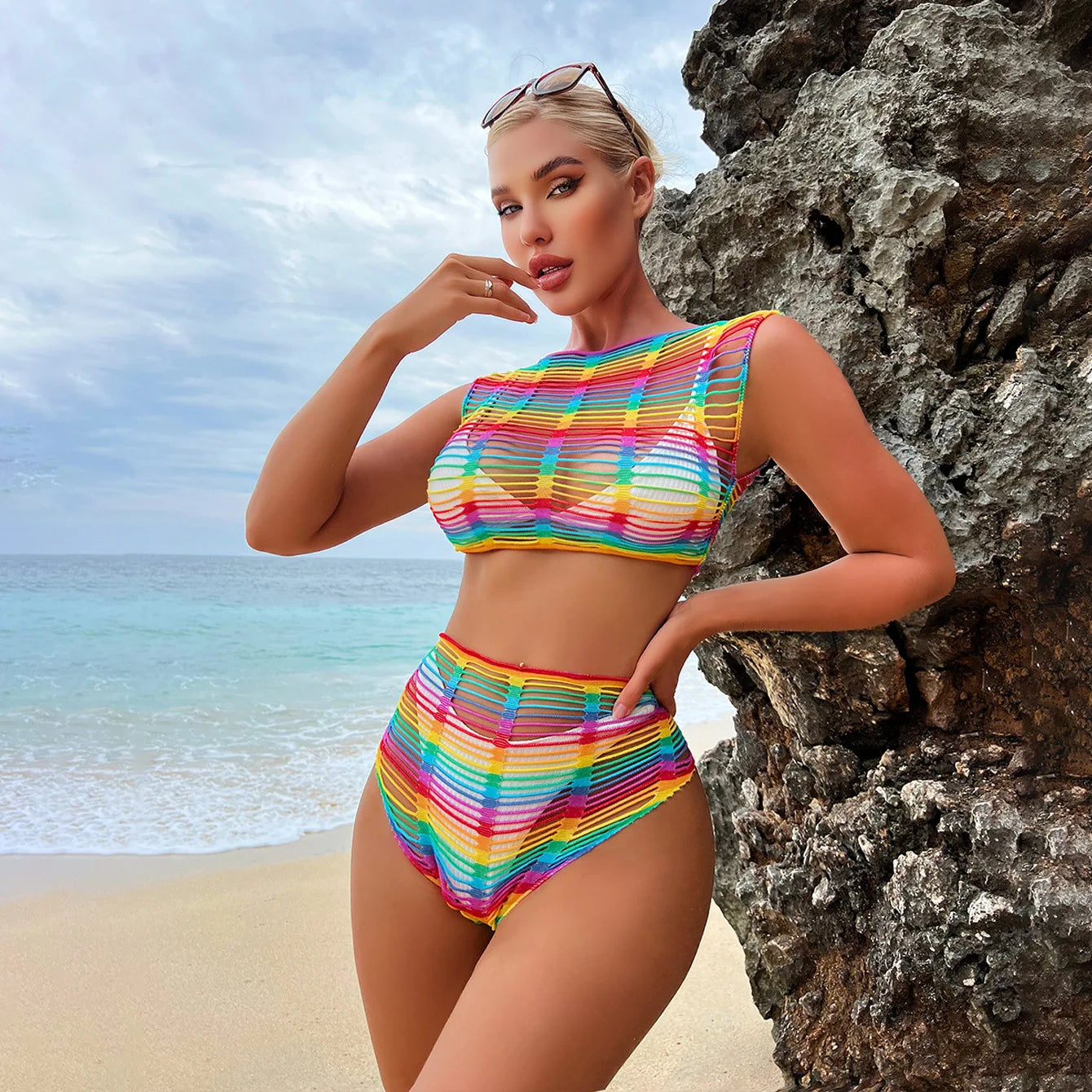 Sexy Rainbow Cover - 2 Piece