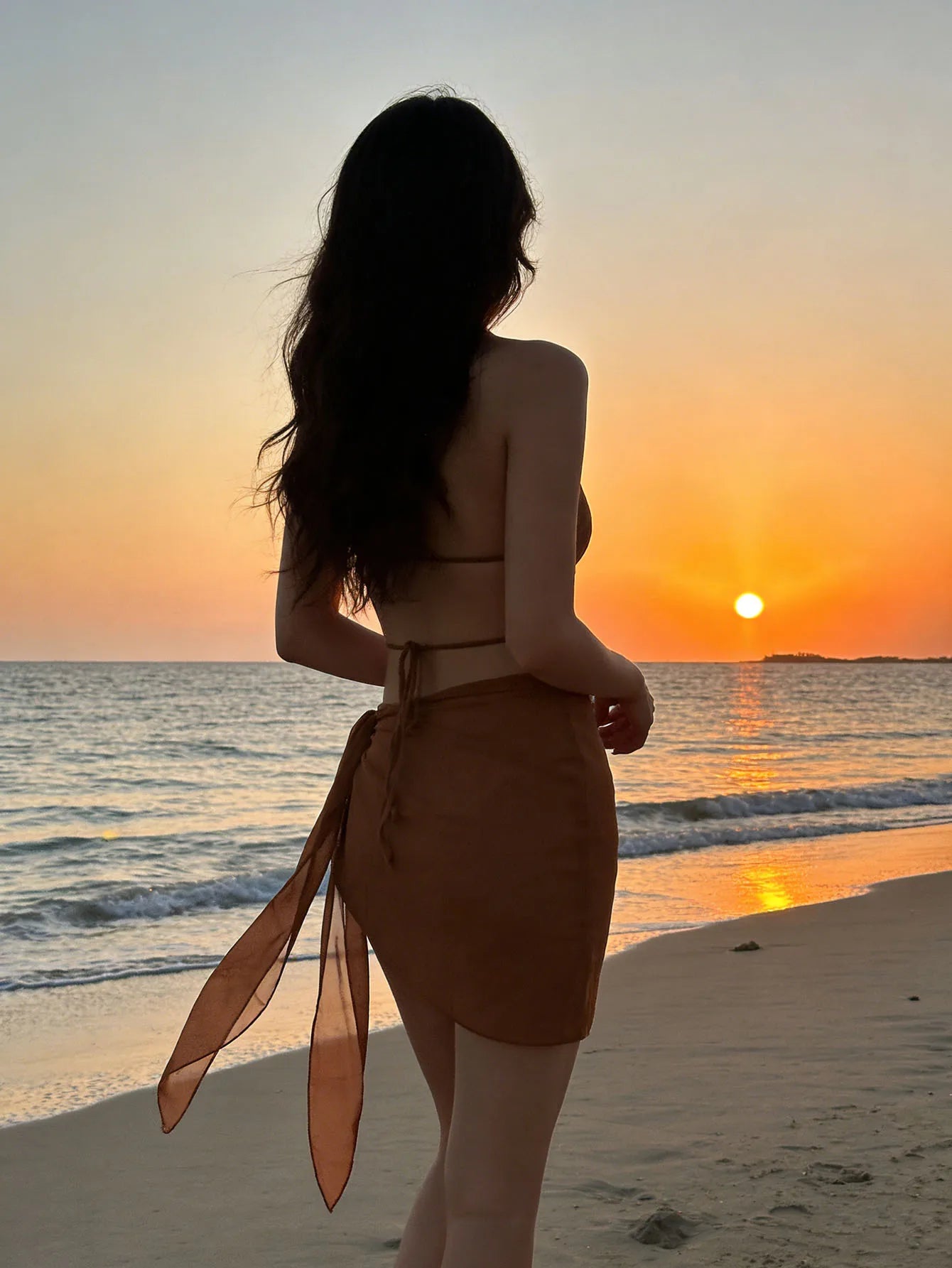 Chiffon Skirt Swimsuit Cover-up