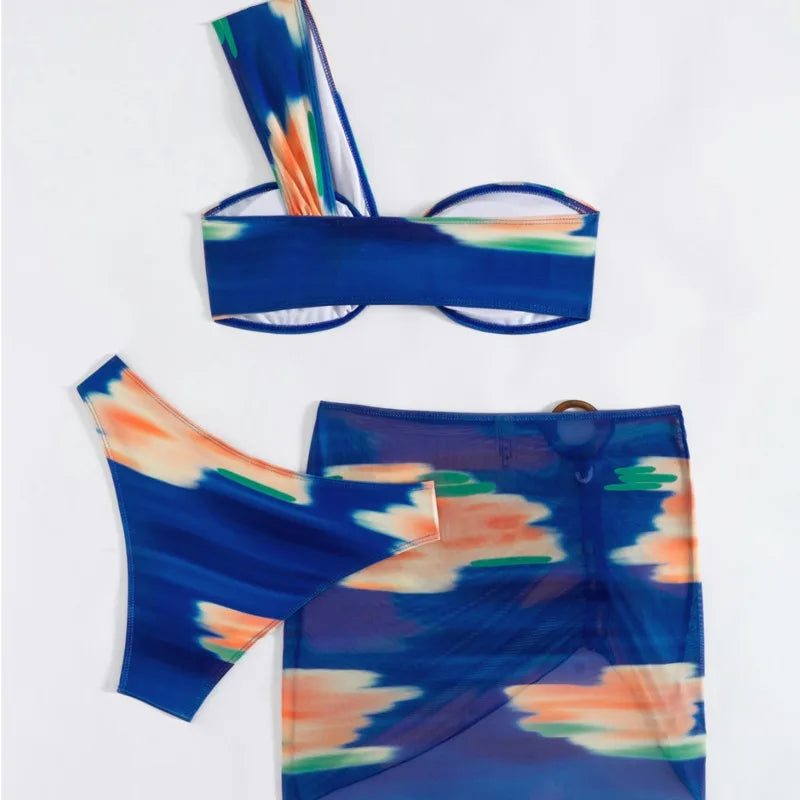 Vibrant and Sexy Push Up Swimsuit Bikini Set