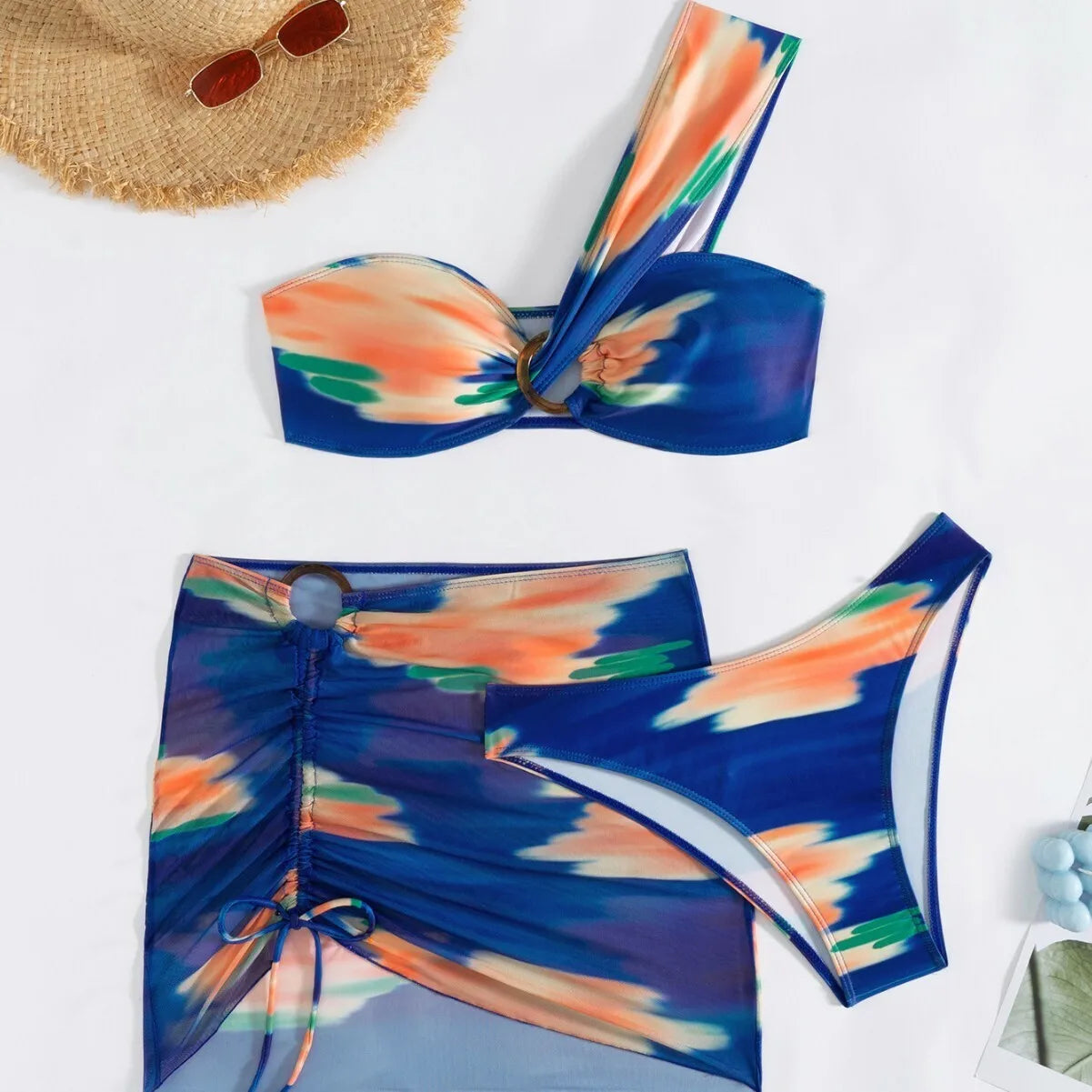 Vibrant and Sexy Push Up Swimsuit Bikini Set
