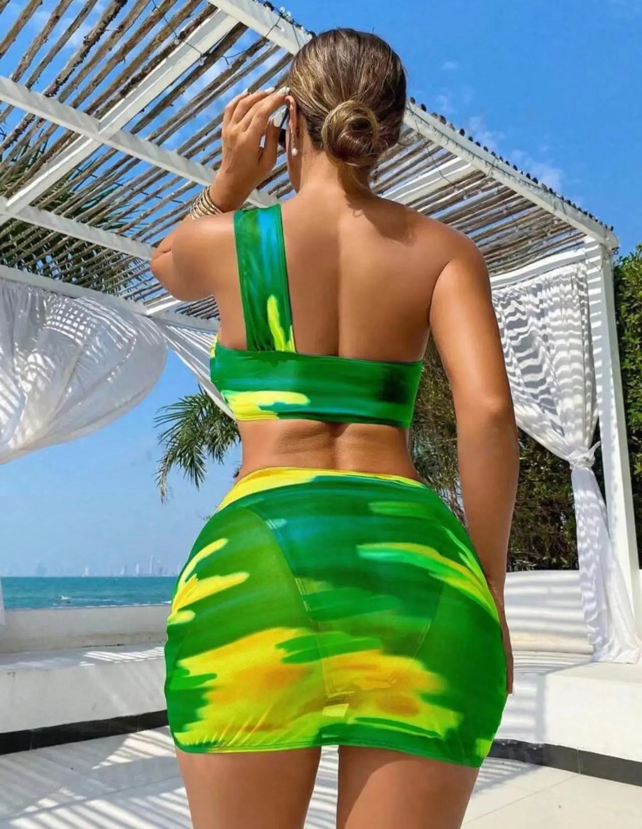 Vibrant and Sexy Push Up Swimsuit Bikini Set